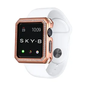 Deco Halo Apple Watch Case - Rose Gold