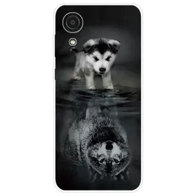 Deco Samsung Galaxy A03 Core case - Dog and Wolf