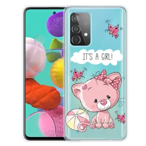 Deco Samsung Galaxy A13 4G case - Pink Cat