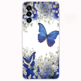 Deco Samsung Galaxy A13 5G case - Blue Butterflies