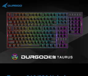 durgod 87 104 320 310 Nebula rgb mechanical lighting keyboard cherry mx pbt doubleshot brown blue black silent red silver