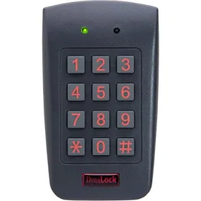 Dynalock 7400 Series Stand Along Digital Keypad, Single Gang, 3x4 Matrix Keypad, Black