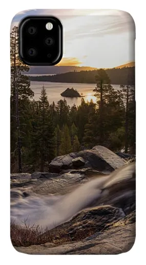 Eagle Falls Morning Glow By Brad Scott - Phone Case