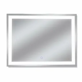 Edison 48 in. x 36 in. LED Wall Mirror with Touch On/Off Dimmer Function