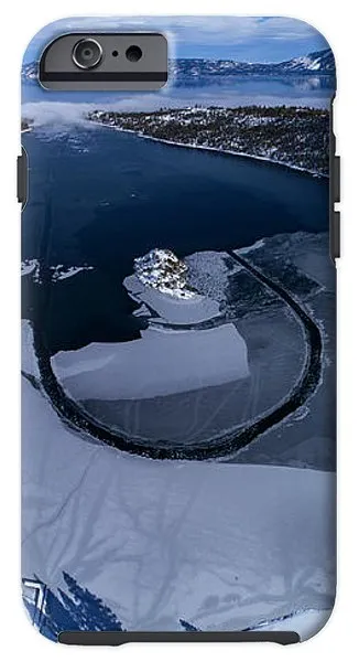 Emerald Bay Ice Aerial - Phone Case