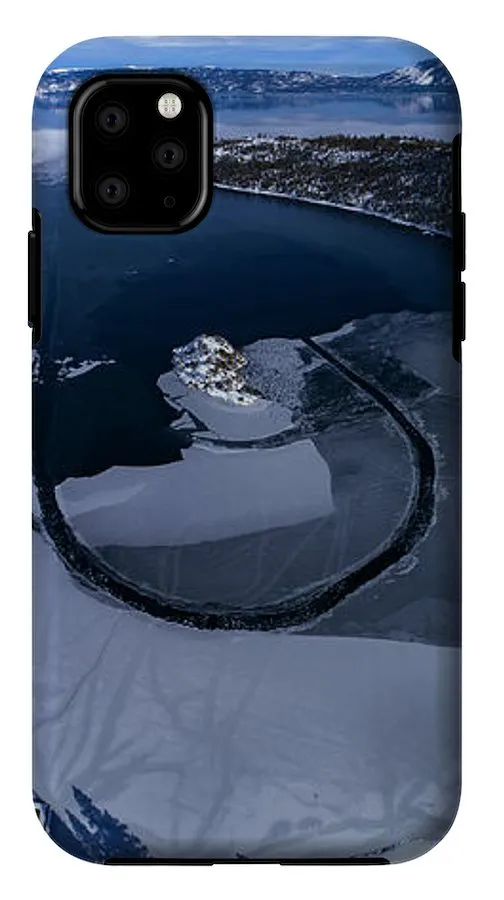 Emerald Bay Ice Aerial - Phone Case