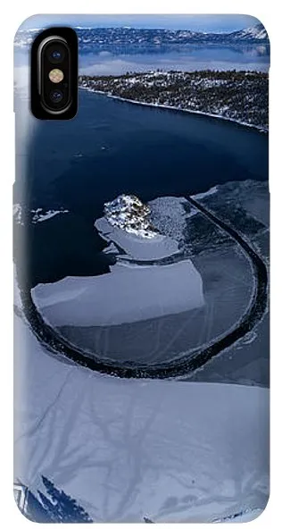 Emerald Bay Ice Aerial - Phone Case