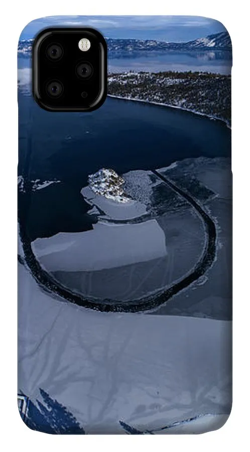 Emerald Bay Ice Aerial - Phone Case