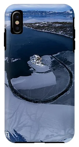 Emerald Bay Ice Aerial - Phone Case