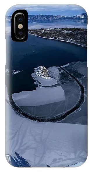 Emerald Bay Ice Aerial - Phone Case