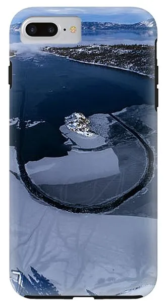 Emerald Bay Ice Aerial - Phone Case