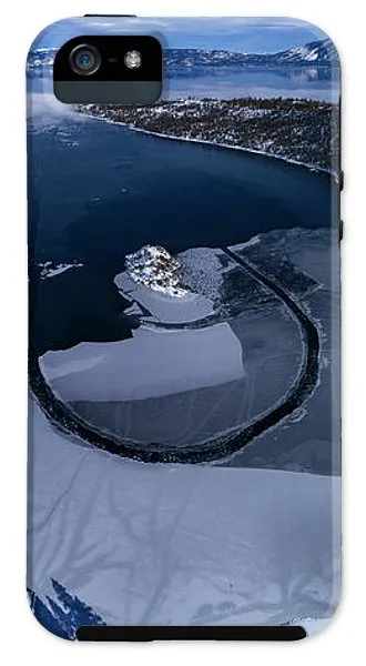 Emerald Bay Ice Aerial - Phone Case