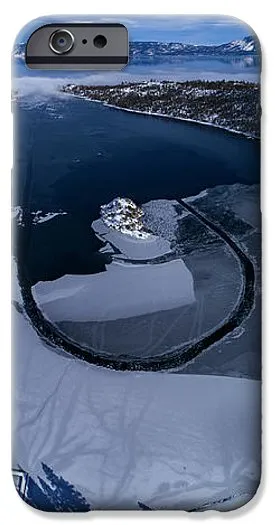 Emerald Bay Ice Aerial - Phone Case