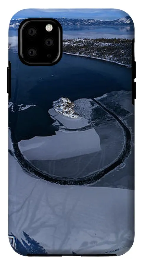 Emerald Bay Ice Aerial - Phone Case