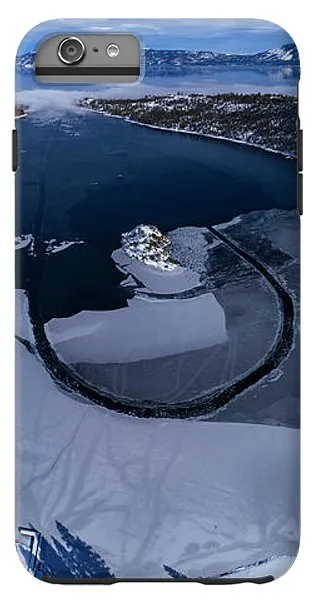 Emerald Bay Ice Aerial - Phone Case