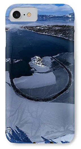 Emerald Bay Ice Aerial - Phone Case