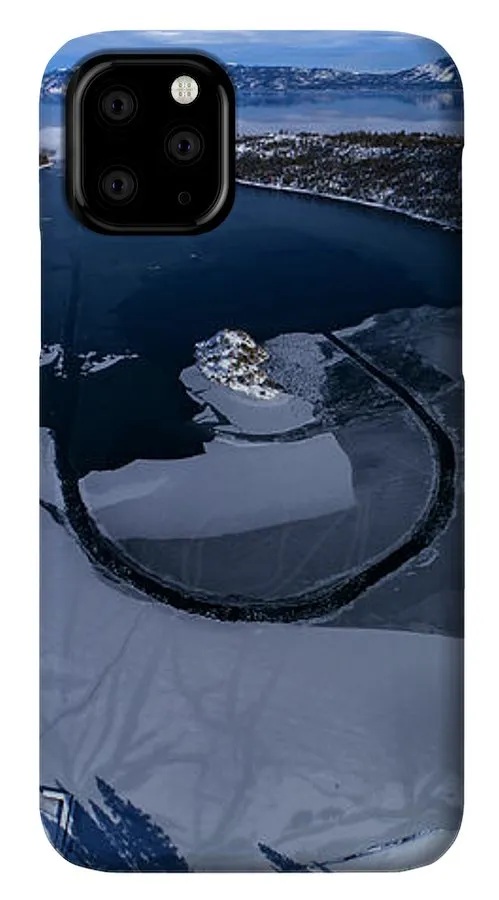 Emerald Bay Ice Aerial - Phone Case