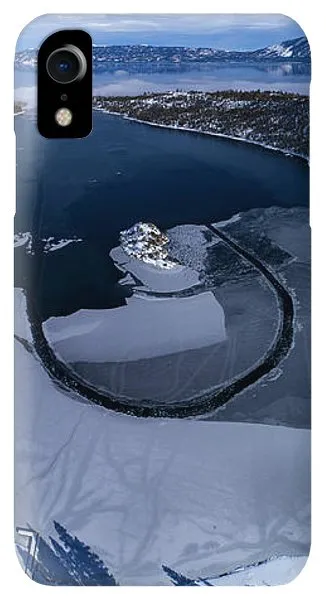 Emerald Bay Ice Aerial - Phone Case