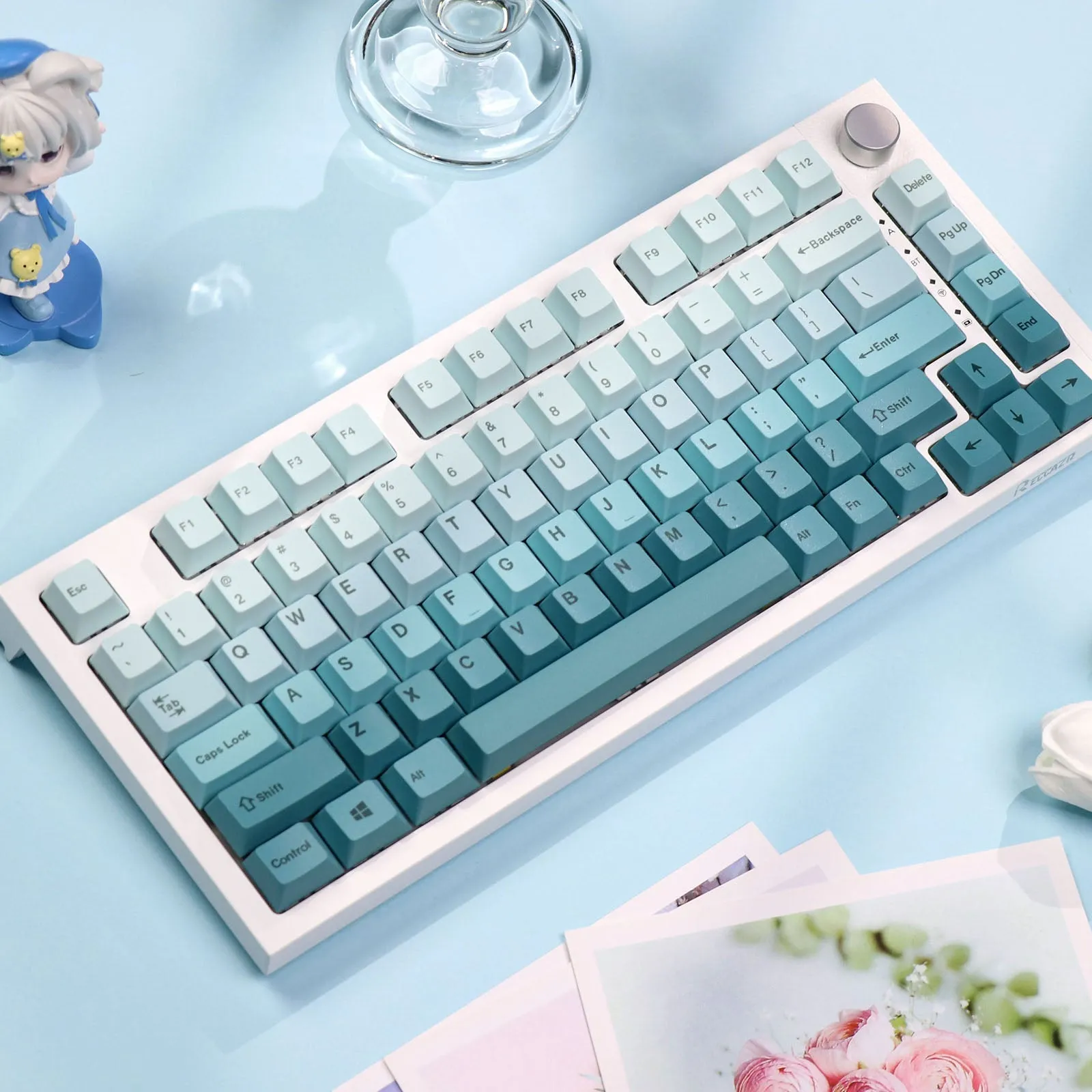 EPOMAKER EmeraldMist Keycaps Set