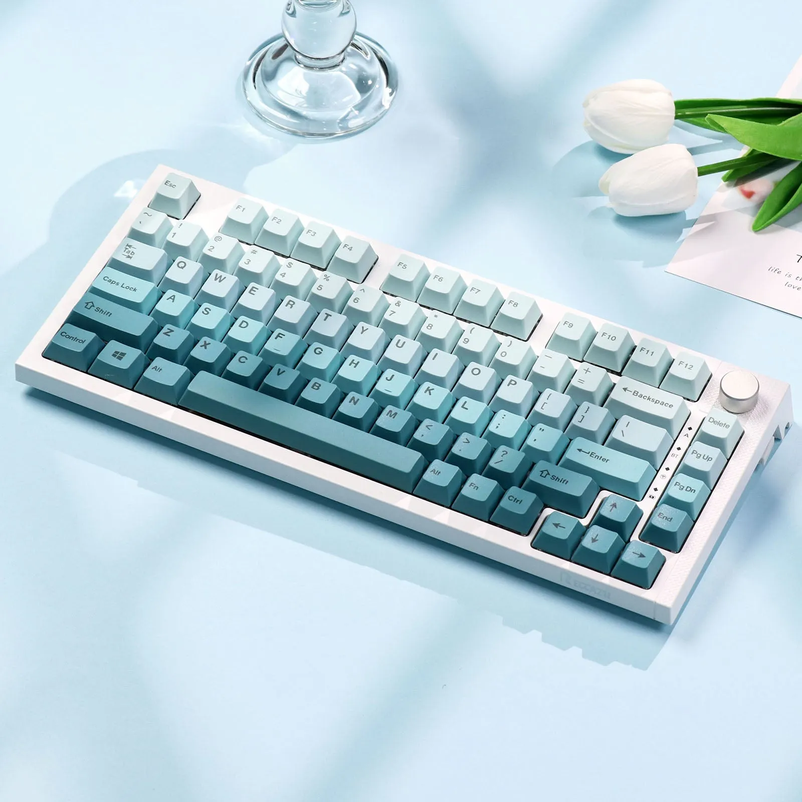 EPOMAKER EmeraldMist Keycaps Set