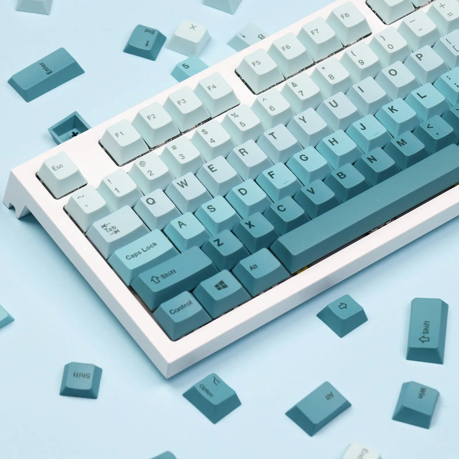 EPOMAKER EmeraldMist Keycaps Set