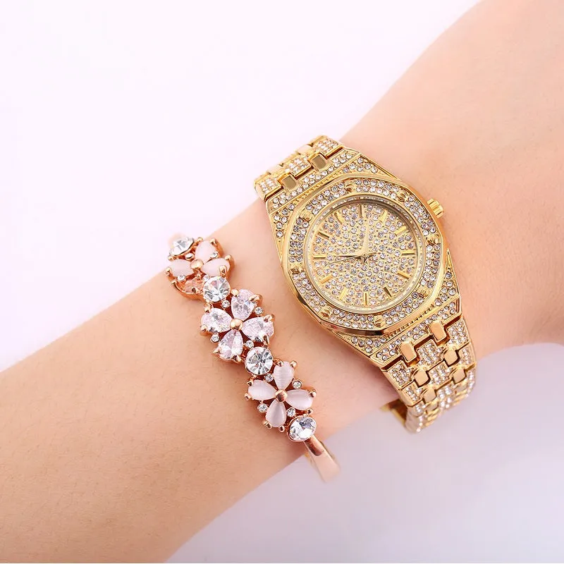 Fashion Full Of Diamond Waterproof  Women's Watch