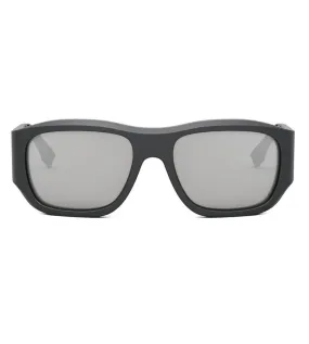 Fendi Men's Grey Square Sunglasses