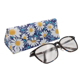 Flower Eyewear Glasses Case - Folding Hard Case - Chamomile