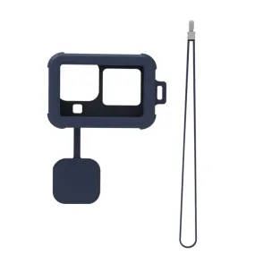 For GoPro HERO10 Black / HERO9 Black Liquid Silicone Case(Midnight Blue)