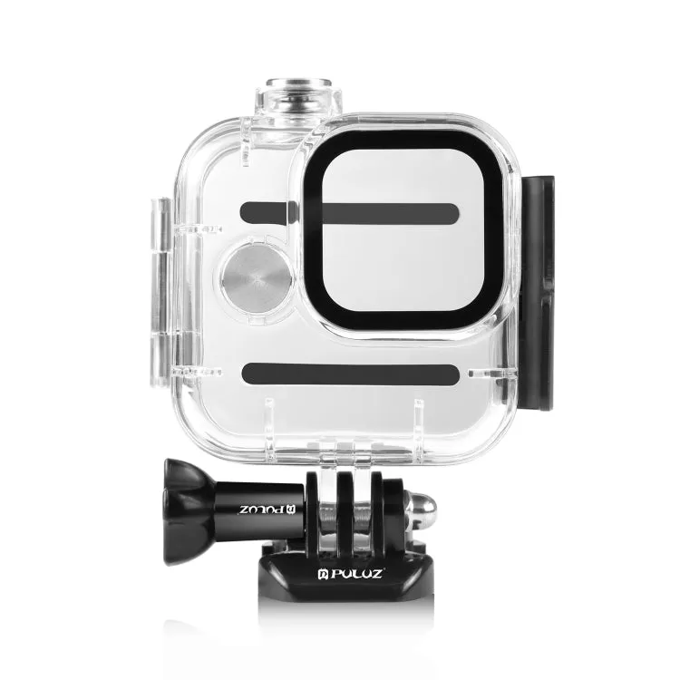 For GoPro Hero11 Black Mini PULUZ 40m Waterproof Housing Protective Case with Buckle Basic Mount & Screw (Transparent)