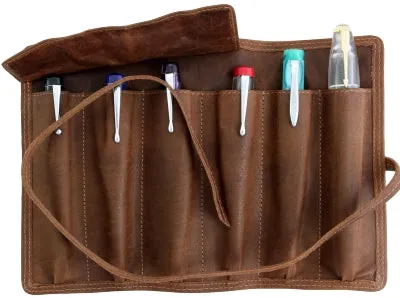 FPR Leather Roll-up Pen Pouch