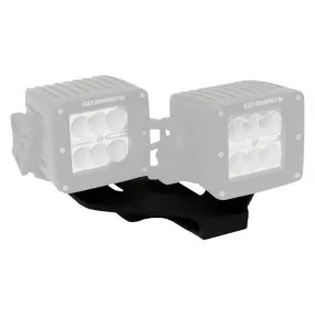 Go Rhino Center Hood Mount Jeep Gladiator JT (20-21) - Dual 3" LED Cubes w/ Offset Mount