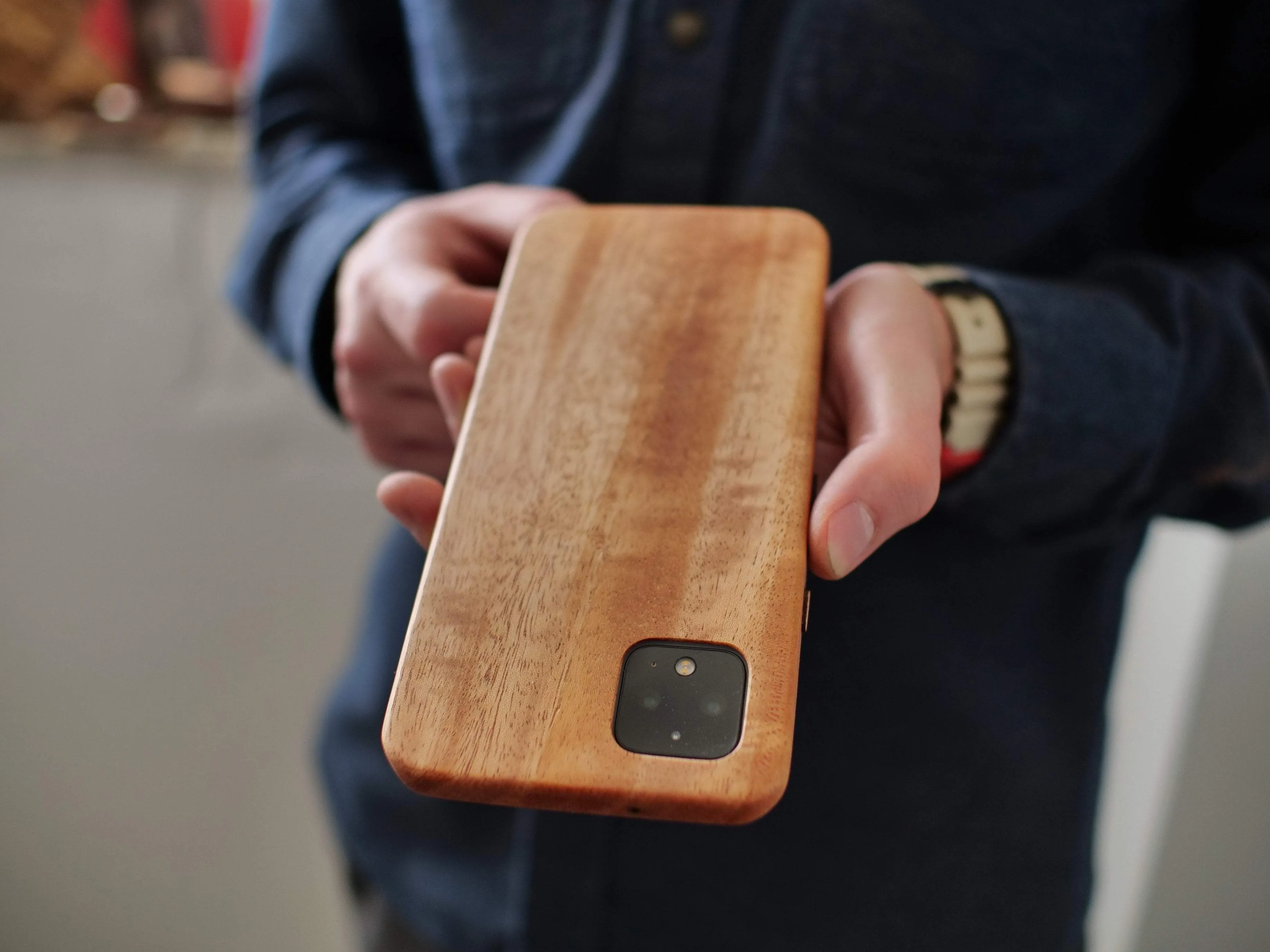 Google Pixel 5 Wood Case