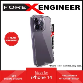 Hoda Crystal Pro Glass Case for iPhone 14 Tempered Glass Backplate Military Standard - Clear ( Barcode: 4711103545027 )