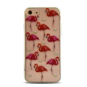 iOrigin iPhone 7 & 7 Plus Clear Silicone Case - Flamingo