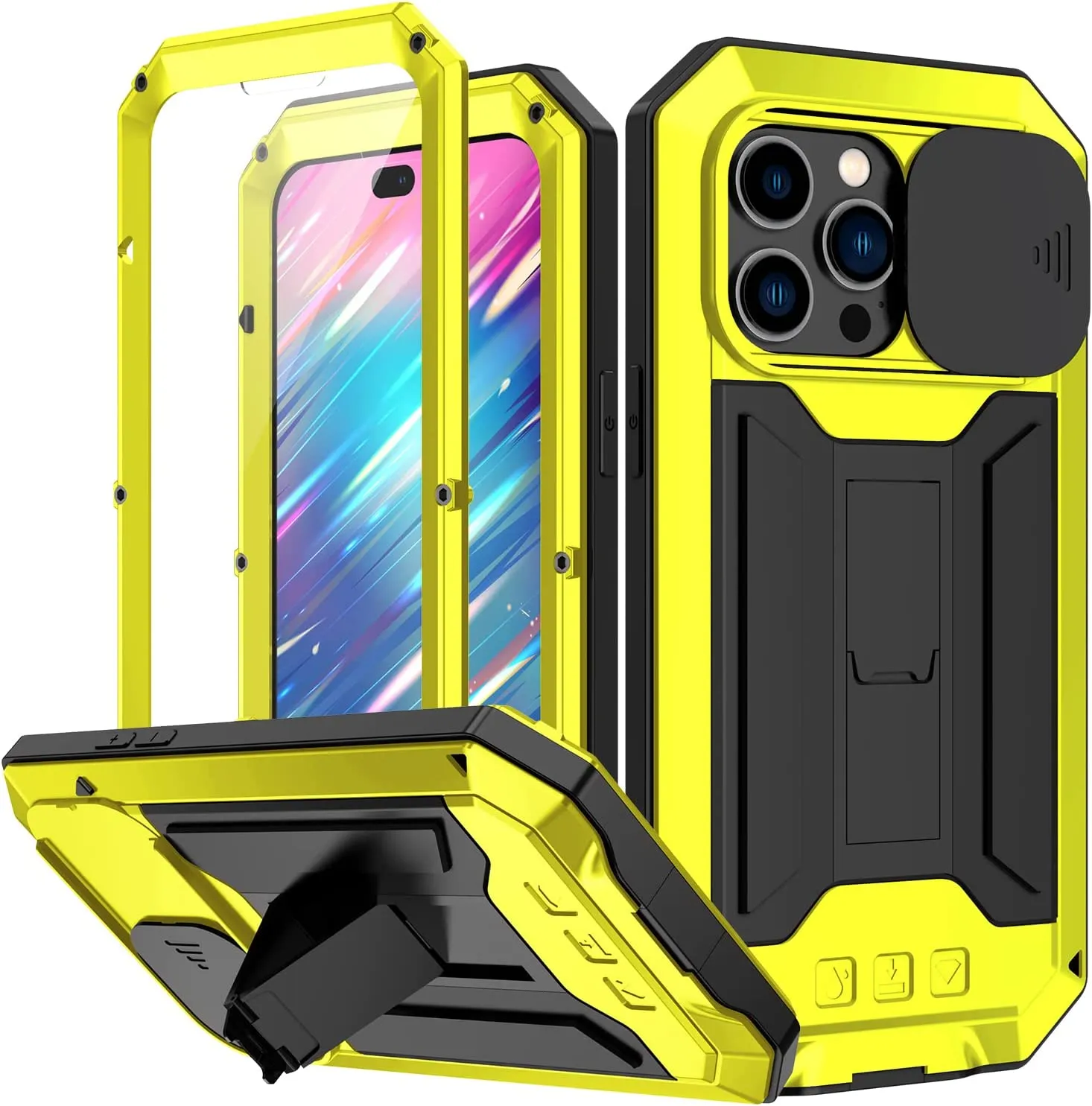 iPhone 15 Plus Metal Rugged Case