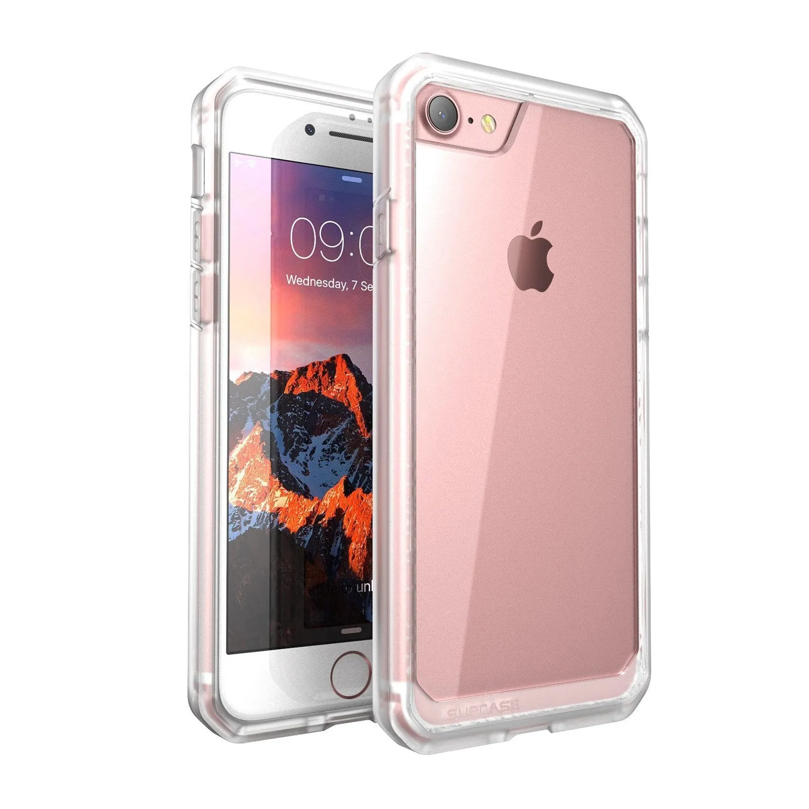 iPhone 7 / 8 Unicorn Beetle Hybrid Protective Bumper Case-Clear