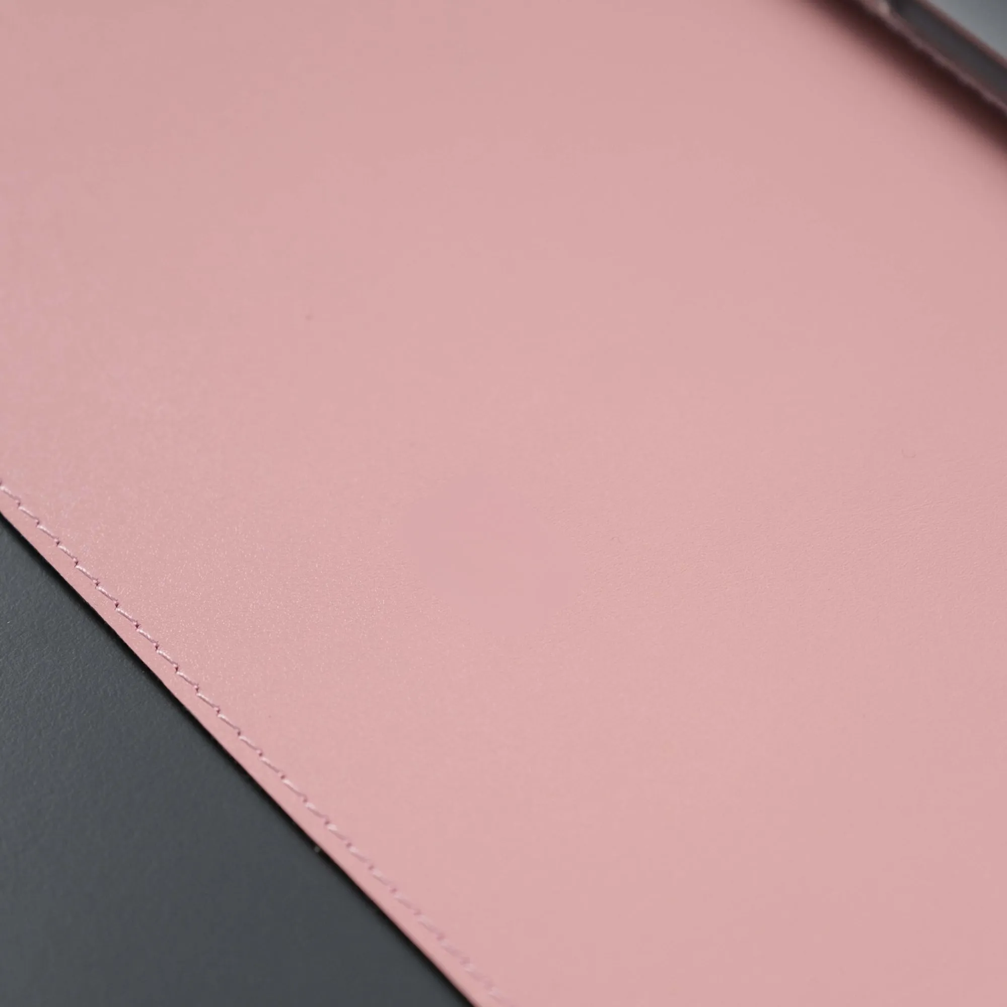 Jersey Pink Leather Desk Pad for Office and Home