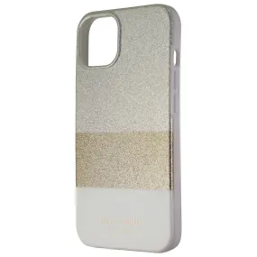 kate spade Protective Hardshell Case for iPhone 13 - Glitter Block White