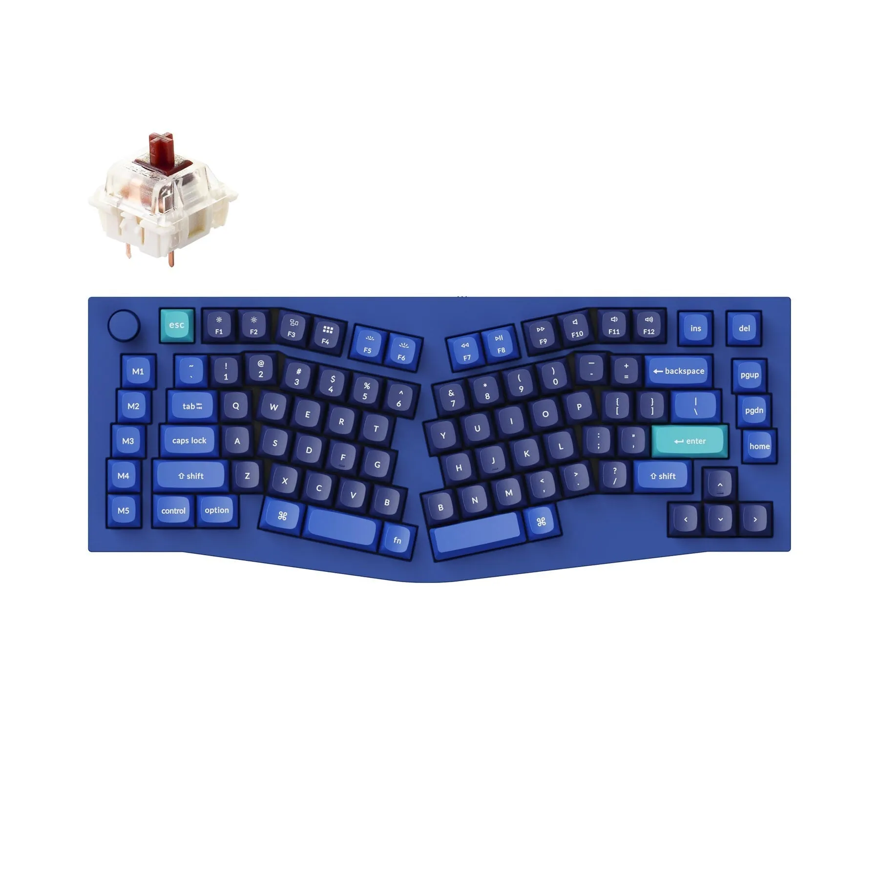 Keychron Q10 (Alice Layout) QMK Wired Custom Mechanical Keyboard(US ANSI Layout)