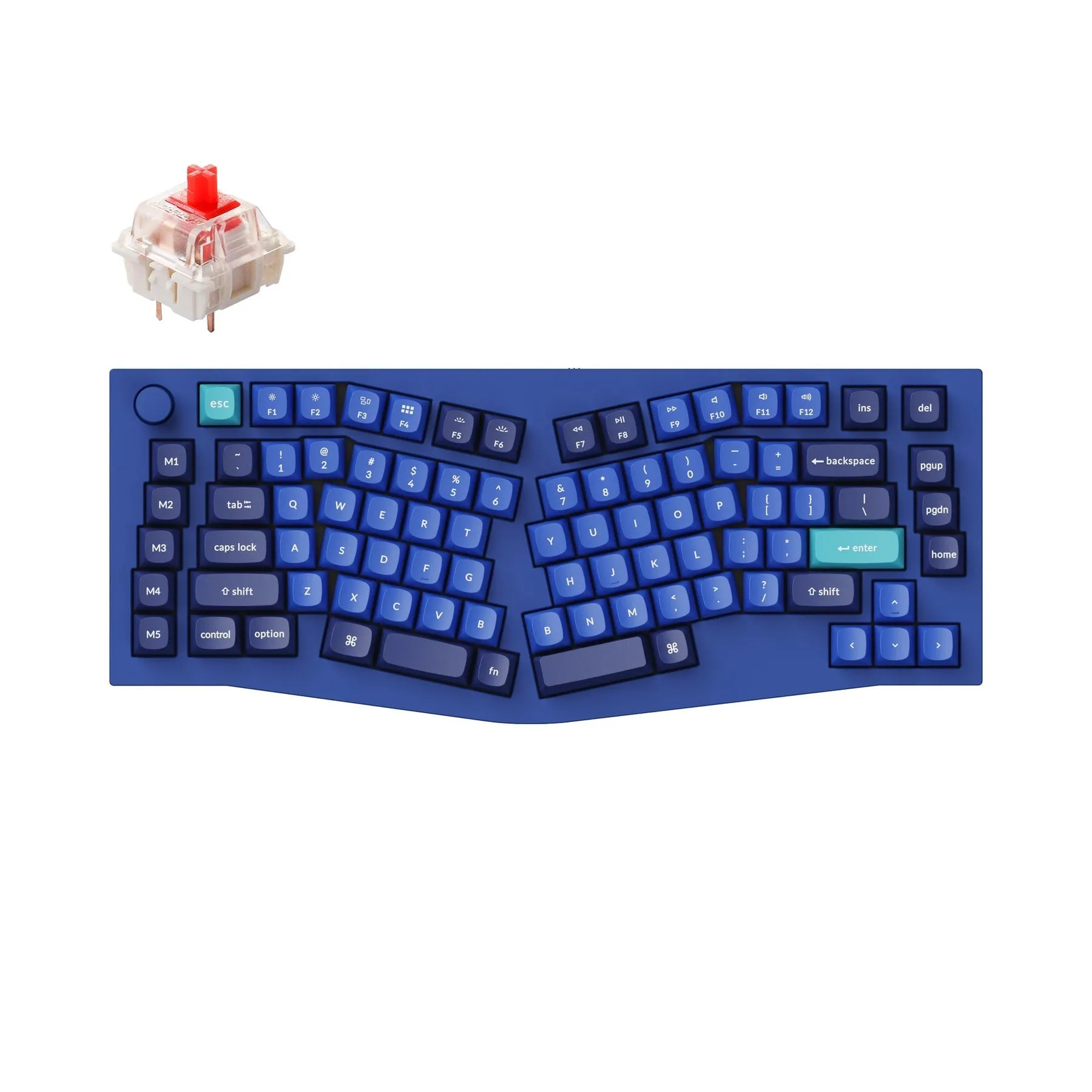 Keychron Q10 (Alice Layout) QMK Wired Custom Mechanical Keyboard(US ANSI Layout)