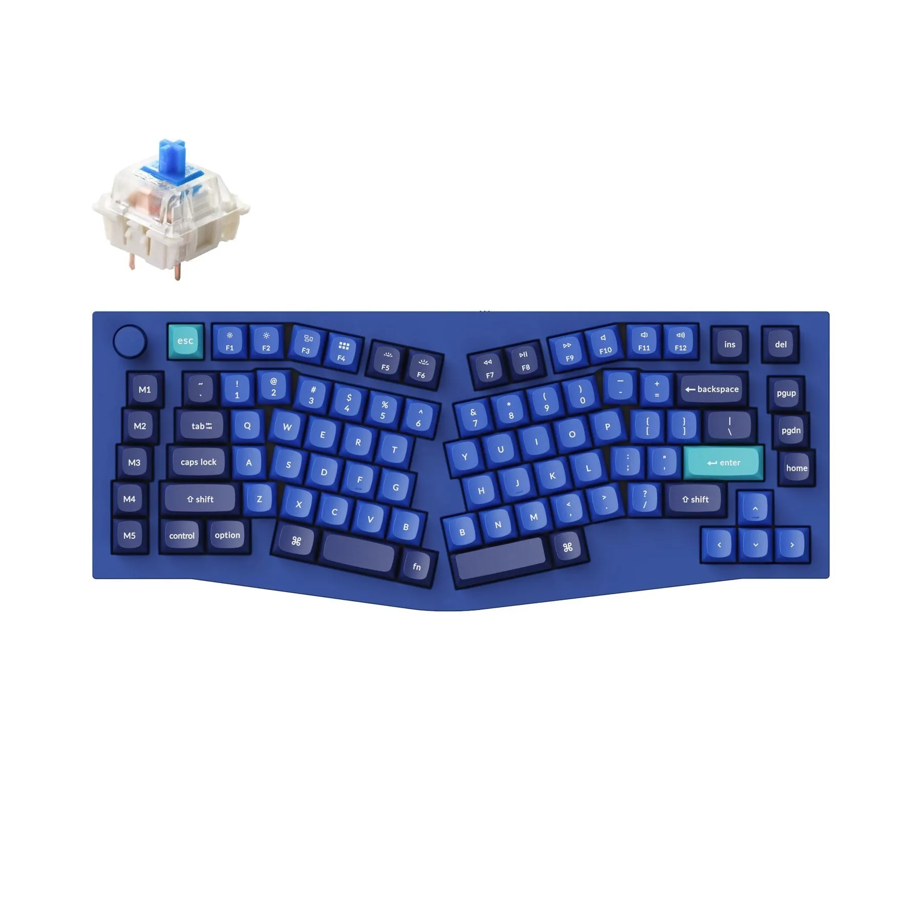 Keychron Q10 (Alice Layout) QMK Wired Custom Mechanical Keyboard(US ANSI Layout)