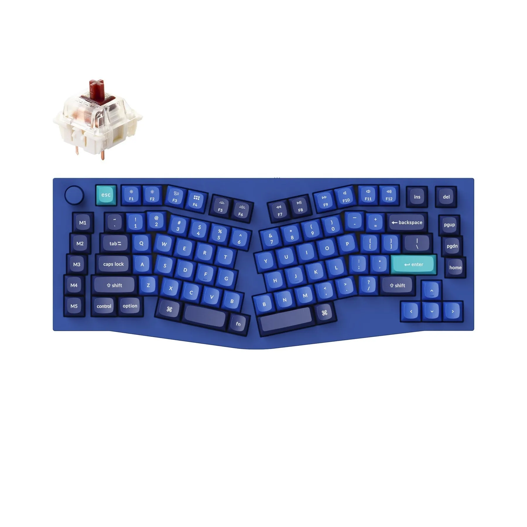 Keychron Q10 (Alice Layout) QMK Wired Custom Mechanical Keyboard(US ANSI Layout)