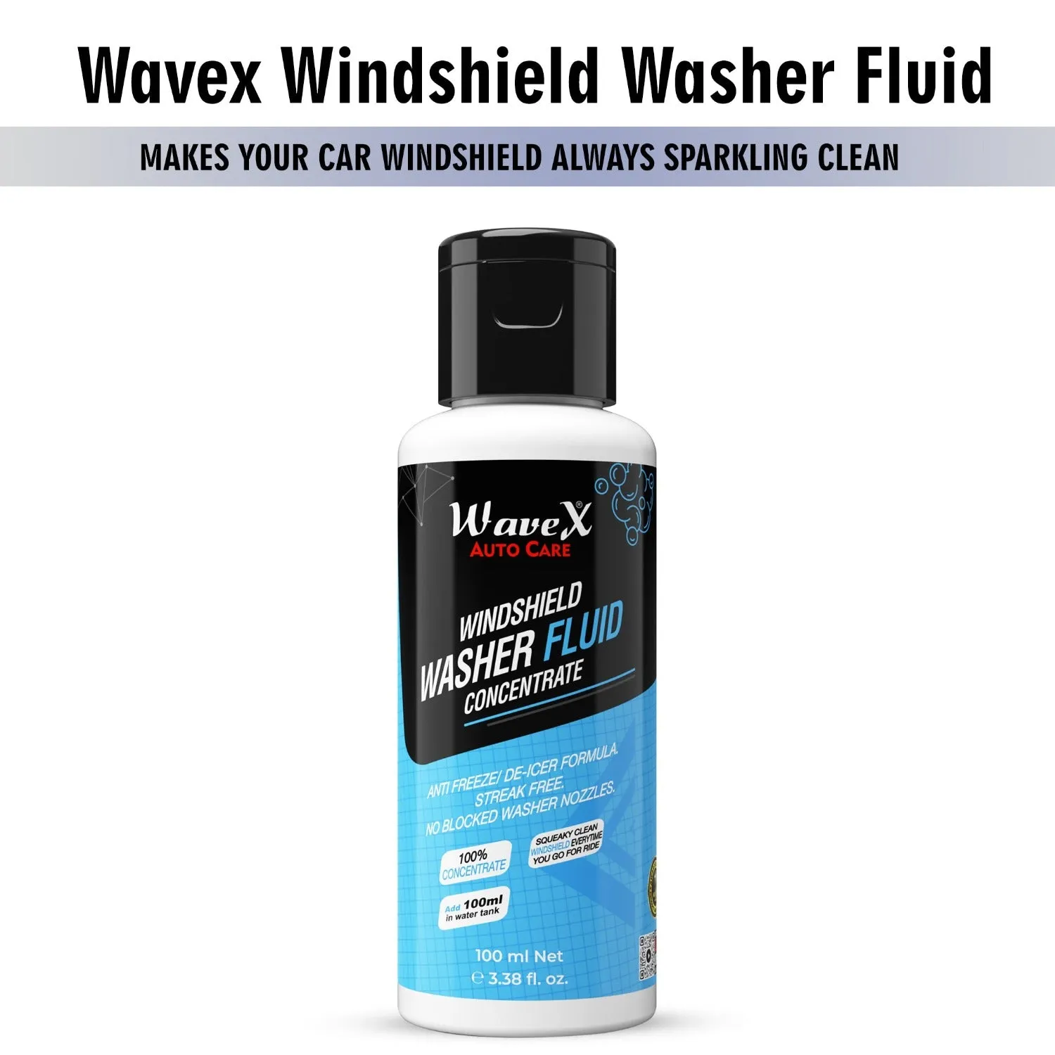 KIT-DWWW Dashboard And Leather Conditioner Protectant 100ml, Wonder Wash Car and Bike Shampoo 100ml and Windshield Washer Fluid 100ml