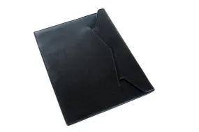 Leather Envelope Document Case - Onyx Black