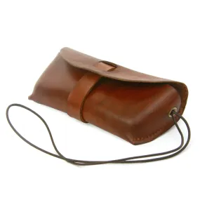 Leather Glasses Case - Saddle Tan