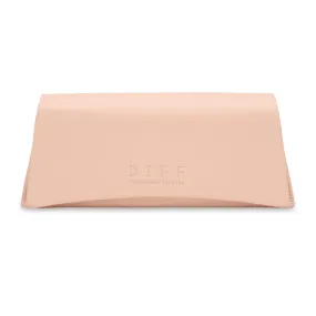 LEATHER TRAVEL CASE - PINK