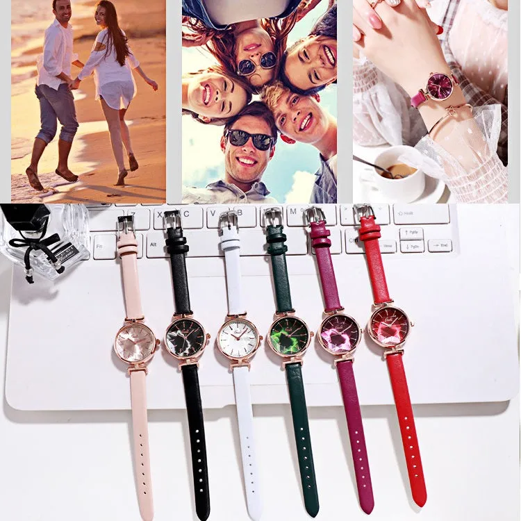 Leisure Ultra-thin Strap Women's Watch