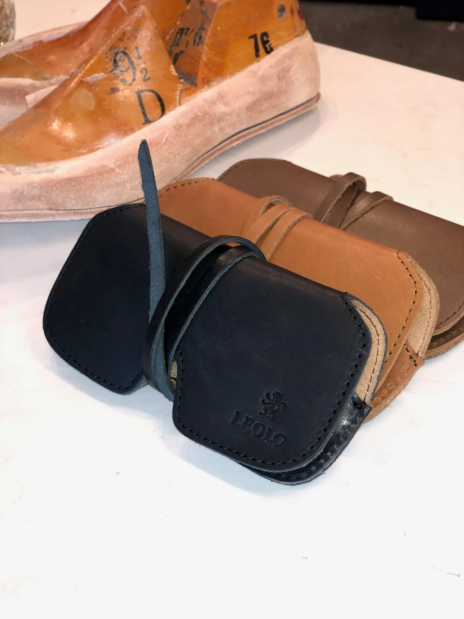 Leolo Leather Sunglass Case