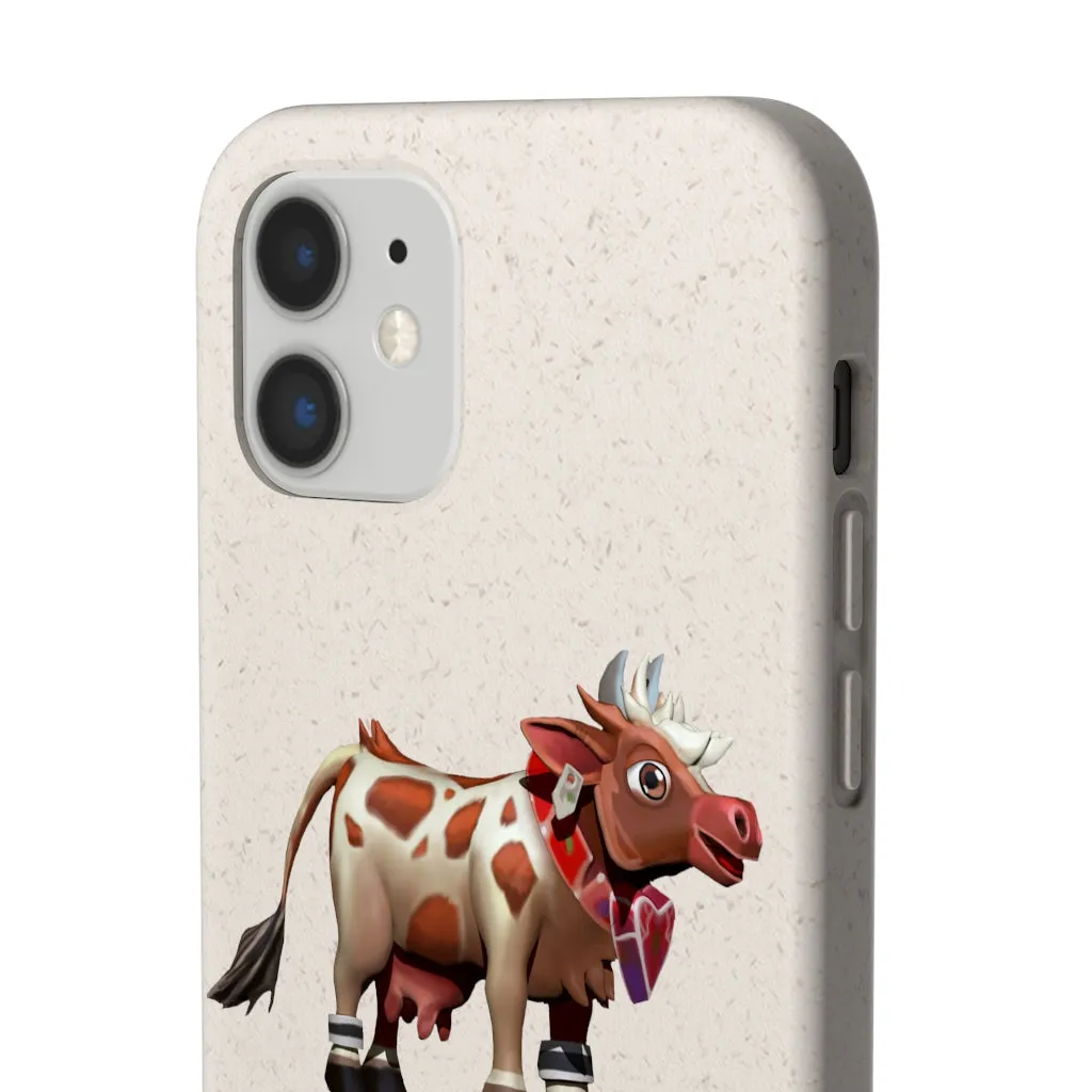 Light Brown Cow Biodegradable Case